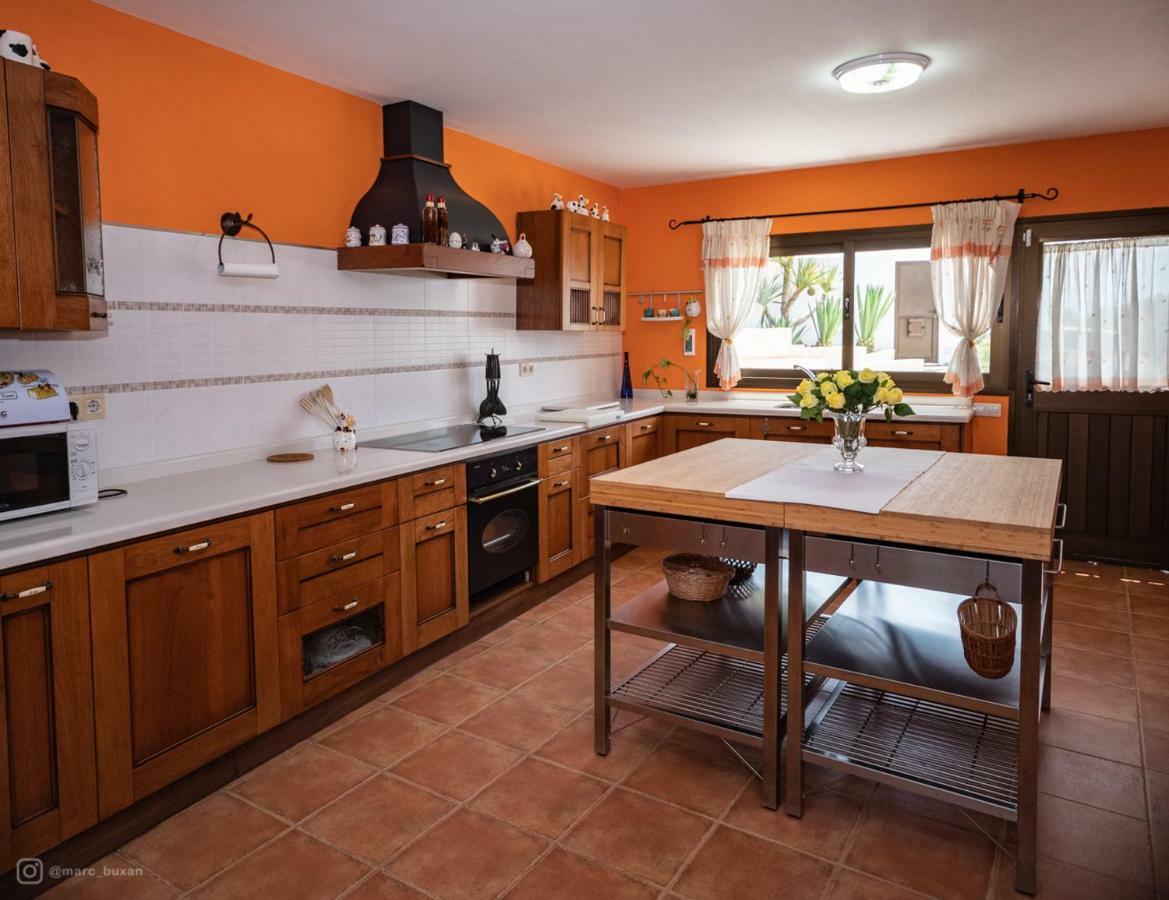 Villa De Lujo Que Mira Al Mar La Oliva Buitenkant foto